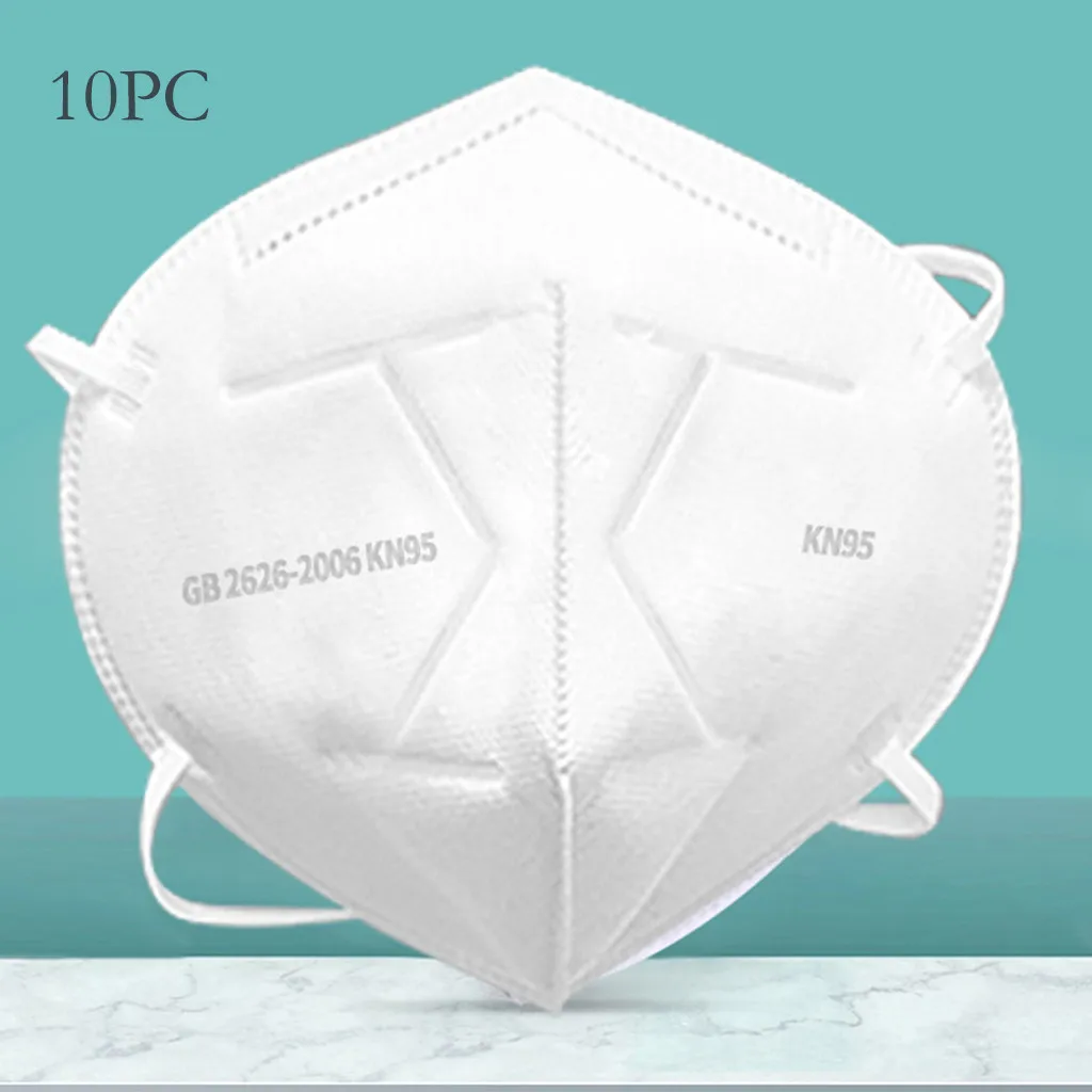 

10PC Unisex Print Washable Ear Protection Cotton Anti Dust Mask Adjustable Masks Dustproof Anti-fog And Breathable Face Masks FF