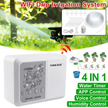 

WIFI Connection Remote Control Automatic Electronic Watering Timer Garden Irrigation Controller Plant Watering System