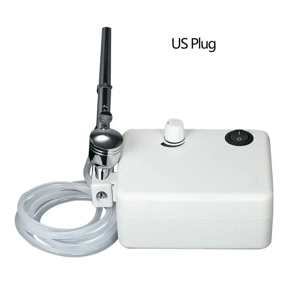 US plug white T100K-1 мини воздушный насос профессии Красота воздушный насос 100 V-250 V Красота Макияж Специальный насос Красота инструменты - Цвет: US plug white