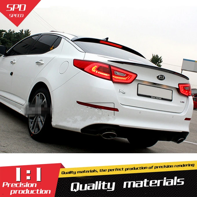 Спойлер для Kia Optima K5 высококачественный АБС пластик праймер на заднее крыло