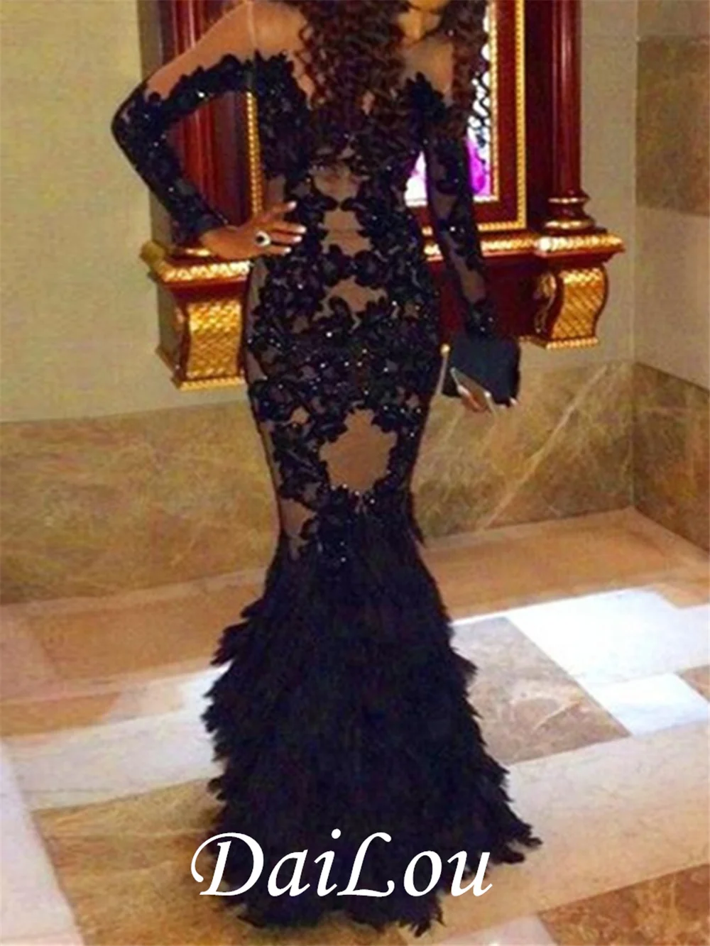 Рисунок 4 - Русалка длиной до пола с длинным