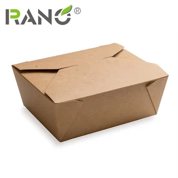 

RANO RN-LB01 Oem Odm High Quality Paper Box Food Custom Printed Disposable Lunch Boxes