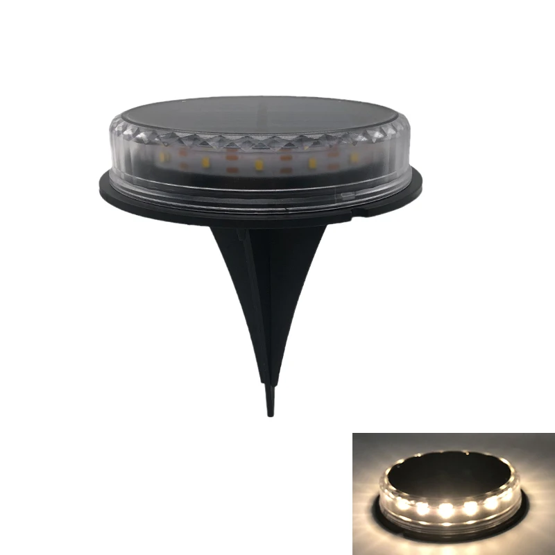 thumbnail image 1 of Lámpara de suelo con energía solar, impermeable, para jardín, camino, terraza, luces con 8 LED, lámpara solar para el patio de la casa, camino de acceso, césped, 1 of 5