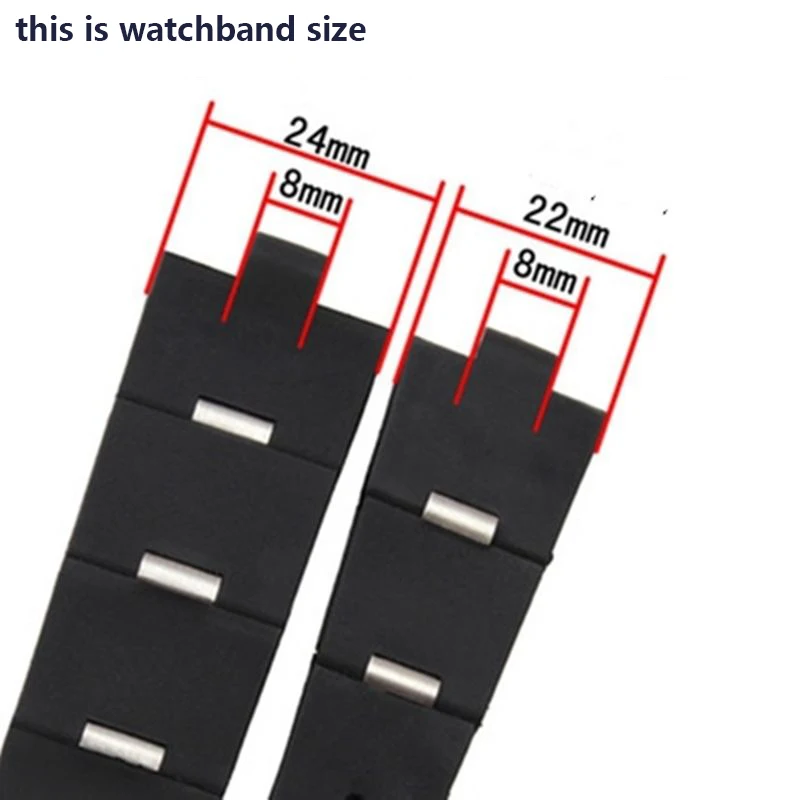 BVLGARI Convex Silicone Watchband Bracelet - Versatile Rubber Strap