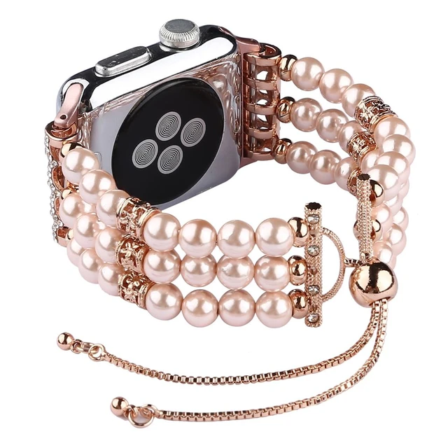 Silver Apple Watch Rose Gold Band  Apple Watch Band Women Silver - Women Band  Apple - Aliexpress