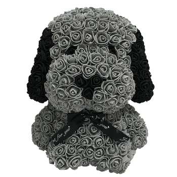 

Bear Of Roses With Led Gift Box Teddy Bear Rose Soap Foam Flower Artificial New Year Gifts For Women
