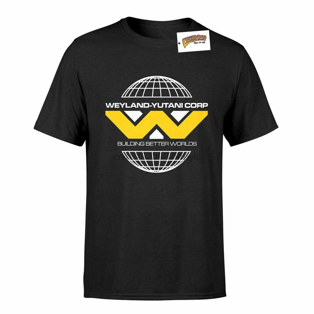 Футболка из мягкого хлопка вдохновленная компанией Weyland yu800 Corp | Мужская одежда