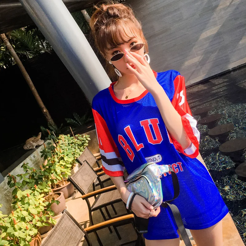 

New Style Women's Korean-style Belly Covering Fashion & Sports Wireless Cup Split Type Boxer Three-piece Set Bathing Suit