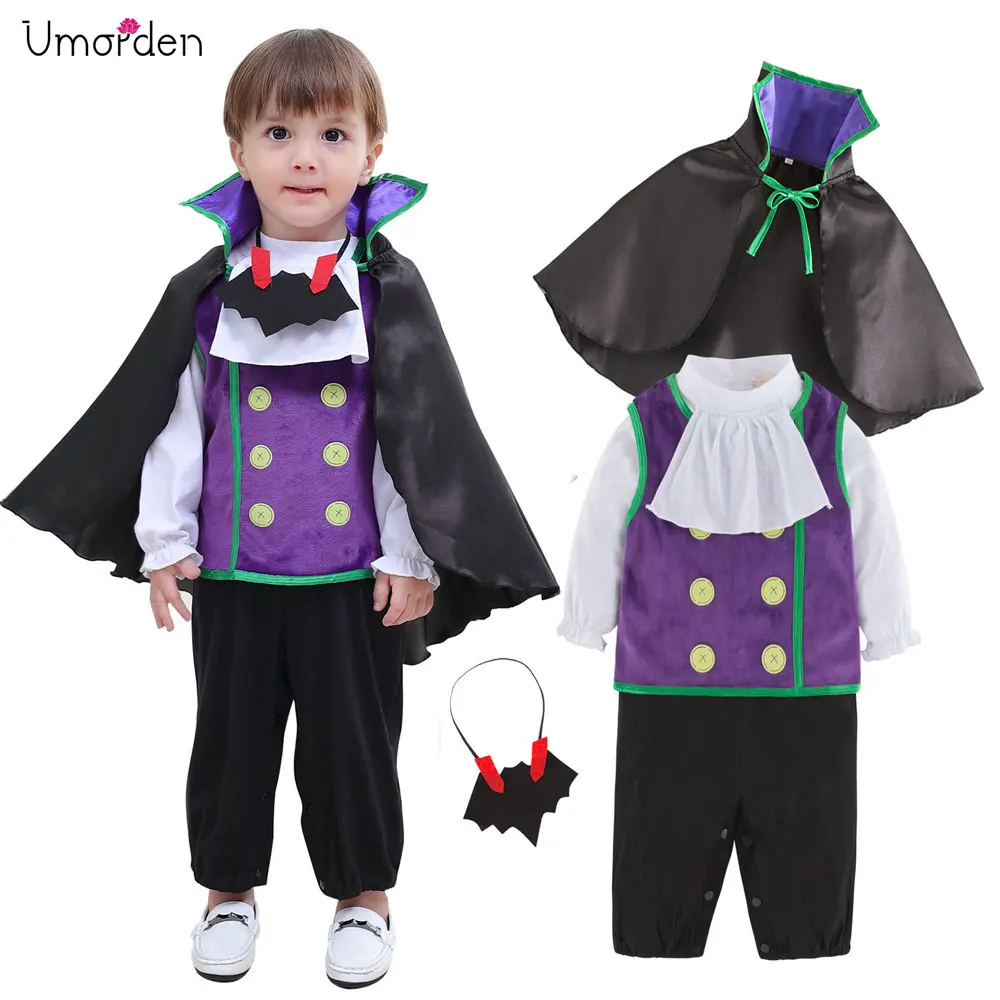 

Umorden Vampire Costume for Baby Boys Toddler Infant Halloween Christmas Birthday Party Cosplay Fancy Dress