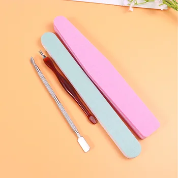 

7pcs Manicure Polishing Tools Simple Colorful Grit Bar Nail Filing Kits Set for Home Store (Colorful)