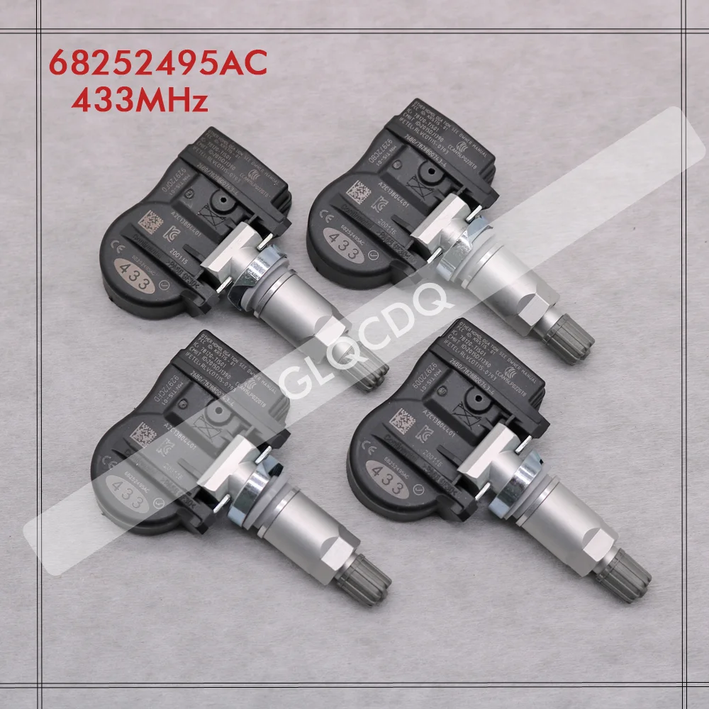 FOR 2016 2017 2018 2019 2020 JEEP GRAND CHEROKEE IV TPMS 433MHz TIRE PRESSURE SENSOR 68252495AC 68252495AA | Автомобили и