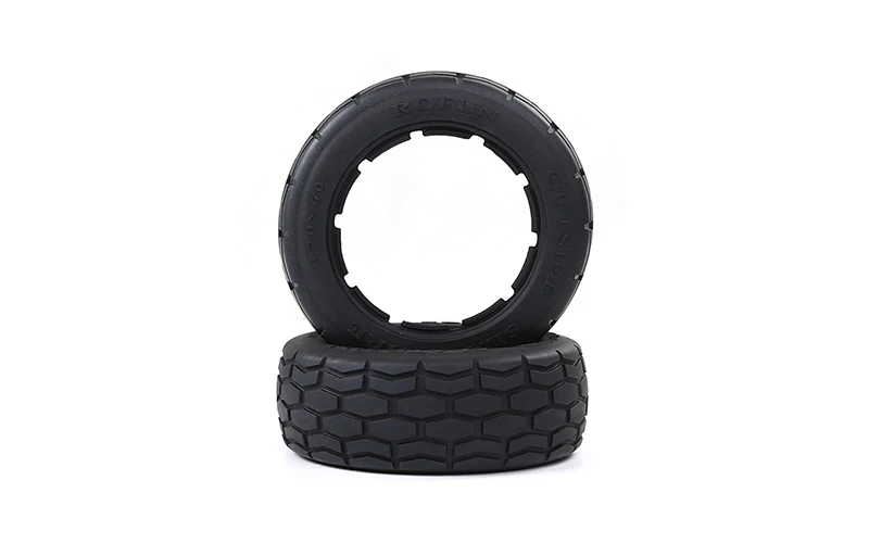 

New Style Front Tire Skins 2pc for 1/5 Hpi Rovan Km Rofun Baja 5b LT V5 5S F5 LOSI 5IVE-T TRUCK Rc Car Parts