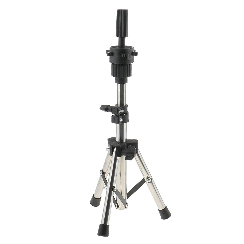 Mannequin Cork Block Head 22inch+Practice Tripod Holder Stand+100 PCS T Shape Pins, Wig Toupee Making Sewing Tools