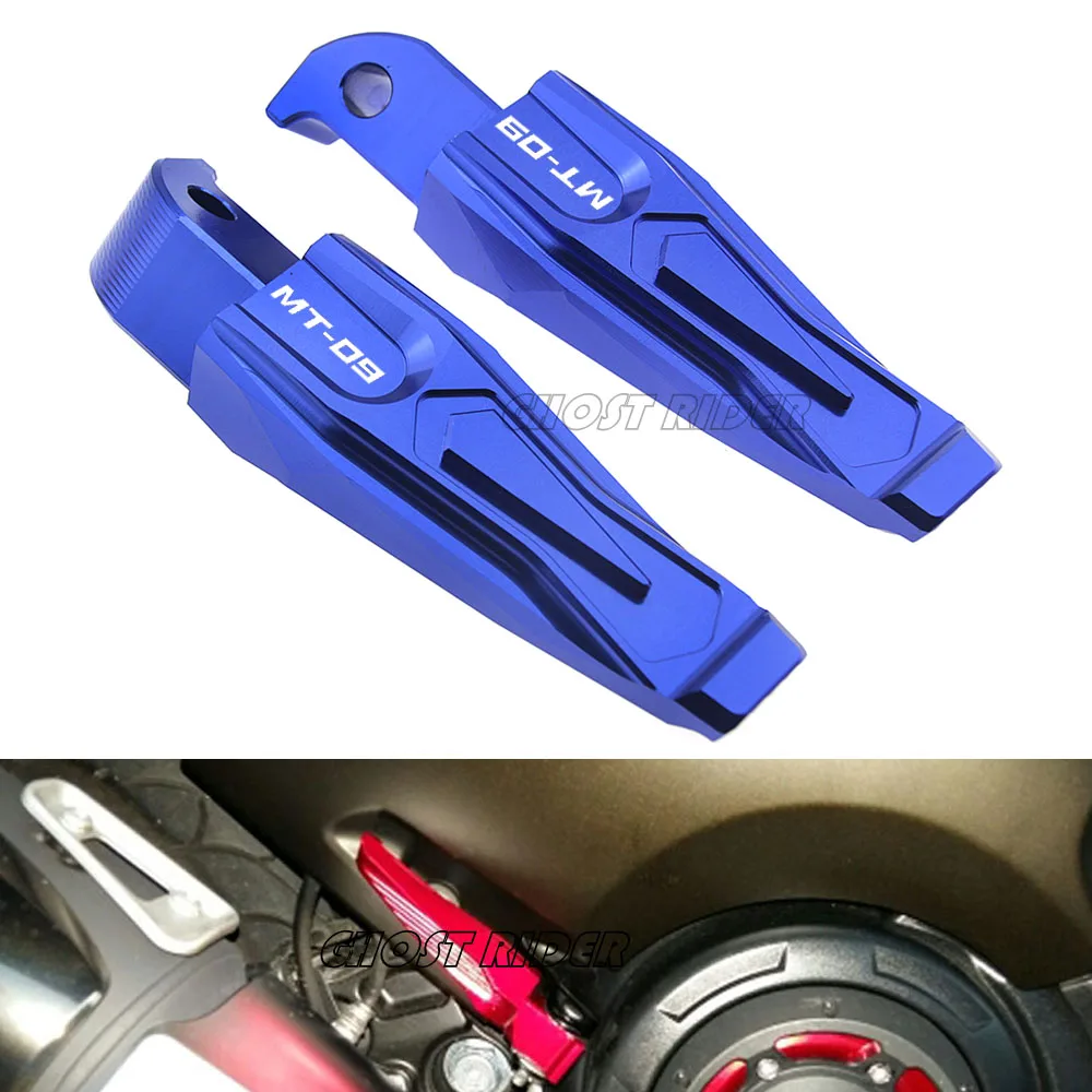 For YAMAHA MT07 mt-07 2013 Motorcycle CNC Accessories Rear Passenger Foot Peg Footrests