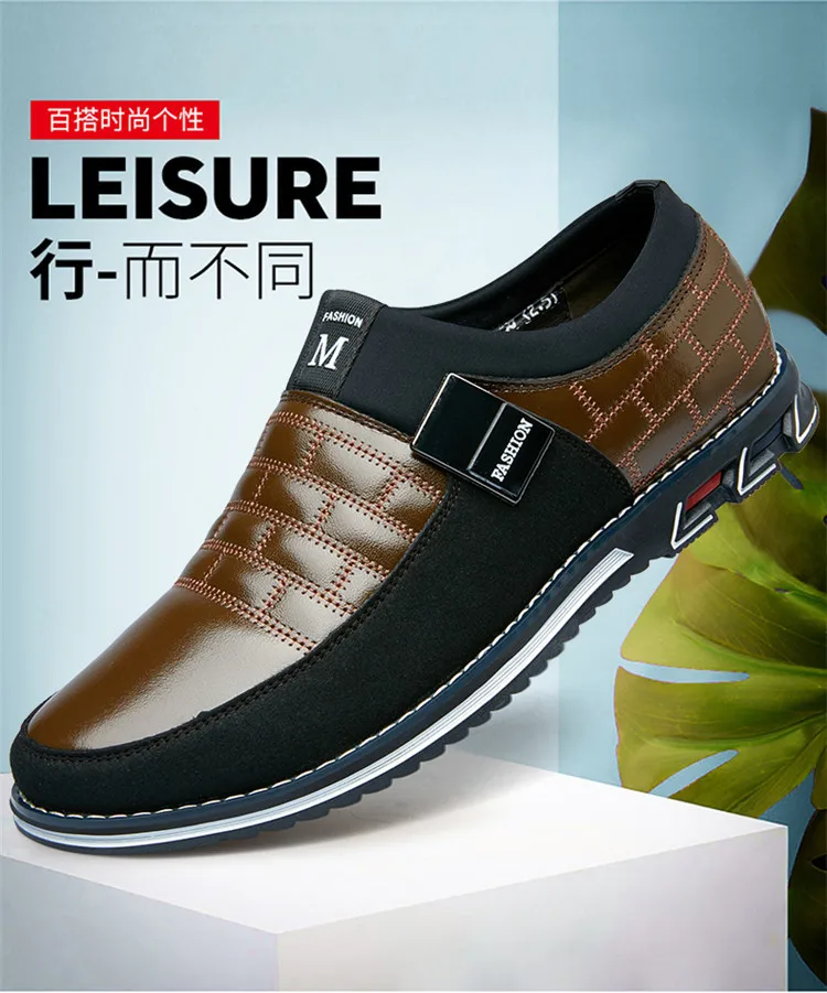 Кожаные лоферы; повседневная обувь для мужчин; мужские легкие дышащие кроссовки с сеткой; Удобная подушка; Qq3286