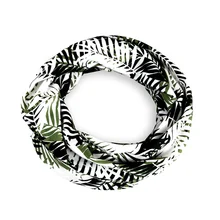 Шапки для бега, шарф с принтом листьев, солнцезащитный козырек, дышащий эластичный хлопок, шапка для шеи, Теплый головной убор для альпинизма, велоспорта, путешествий