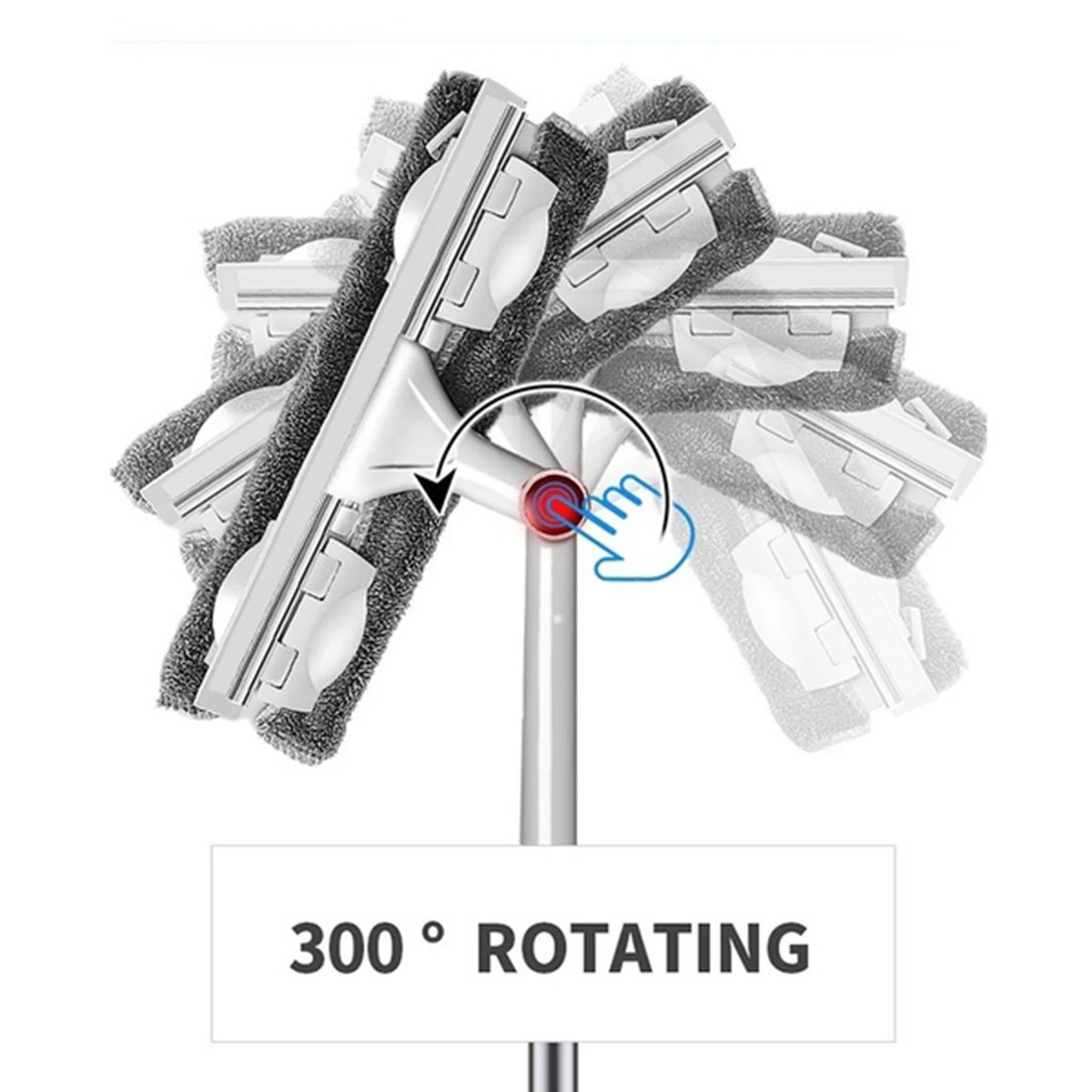 Двухсторонняя длинная ручка щетка для чистки стекла телескопическая высокая посадка стержень Вращающаяся головка с мойкой для окон ткань резиновый стеклоочиститель