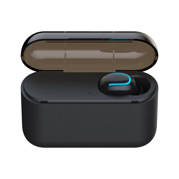 

Mini Wireless Bluetooth 5.0 Headphones Stereo Headset Sport In-ear Single Earphone with Micphone 1500mAh Charging Case