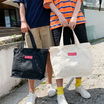 

Fashion Ladies Ins Big Bags New Canvas Portable Shoulder Bags Trendy Ins Women's Outdoor Crossbody Bag Ladies Hand Bags