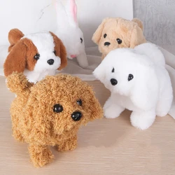 Jouets électroniques intelligents et interactifs pour enfants, chiot en peluche, chien Robot mignon, marche, aboiement, saut, queue de poisson, jouets pour bébé, cadeau d'anniversaire 