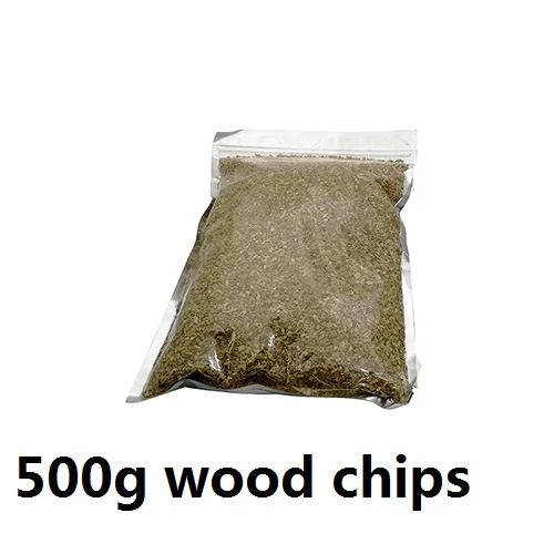 500g Wood chips Генератор холодного дыма принадлежности для барбекю гриль 8,07 дюймов нержавеющая сталь круглый курильщик яблоко маленькая древесная стружка гриль бекон мясо рыба - Цвет: 500g Wood chips