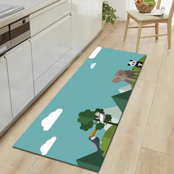 

Carpet For Living Room Non-slip Floor Mat Absorbent Kitchen Mats Kids Room Soft Rug Bed Beside Rugs