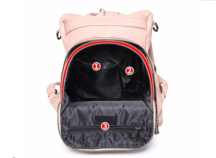 Модный женский рюкзак, высокое качество, кожа, школьные сумки для девочек-подростков, Женский школьный рюкзак на плечо, mochila, женский рюкзак C1133