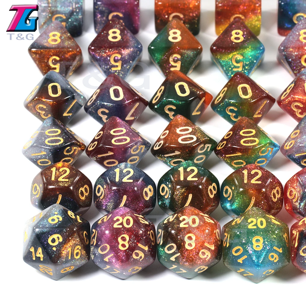 56 шт./кор. Звездное под блеск Вселенной Galaxy DND DnD ролевой игрой цифровой подарок на
