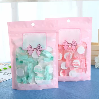 

30pcs Compressed Facial Face Mask Women Beauty DIY Disposable Paper Natural Wrapped Masks Compressed DIY Disposable Mask Paper