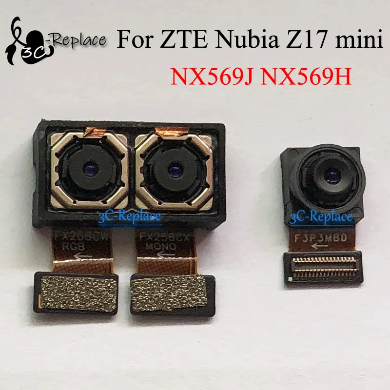 Для zte Nubia Z17 mini NX569J NX569H задняя основная задняя большая камера Маленькая фронтальная камера гибкий кабель лента