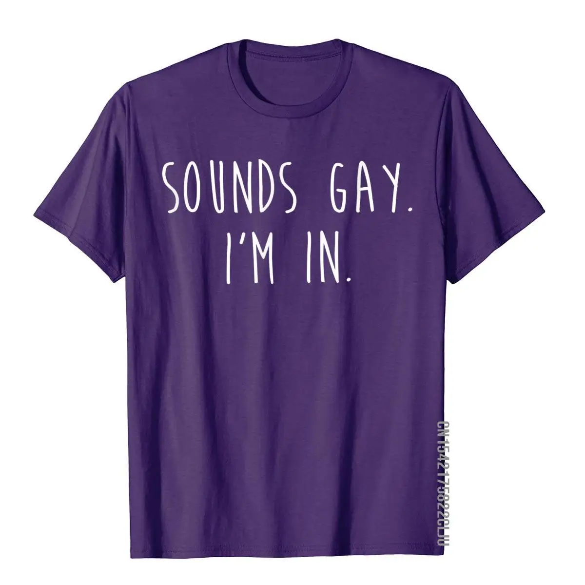 Funny Gay Pride Sounds Gay I'm In LGBTQ T-Shirt__97A243purple