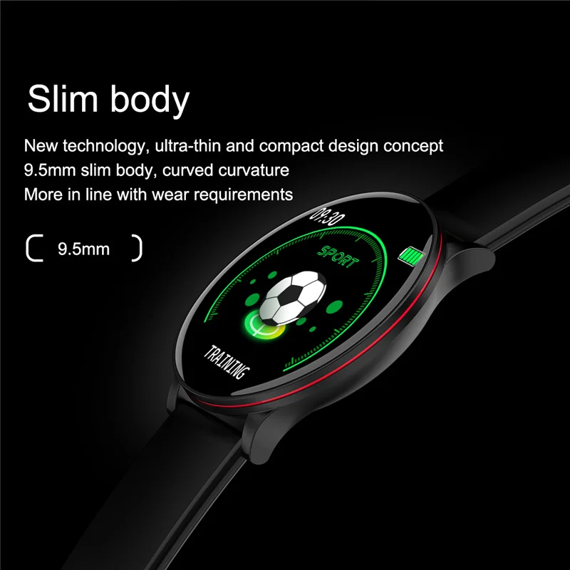 GEJIAN Smart Watch Heart Rate Monitor Blood Pressure Measurement Oximetry Exercise Heart Rate Curve Smart Wristband Sport watch