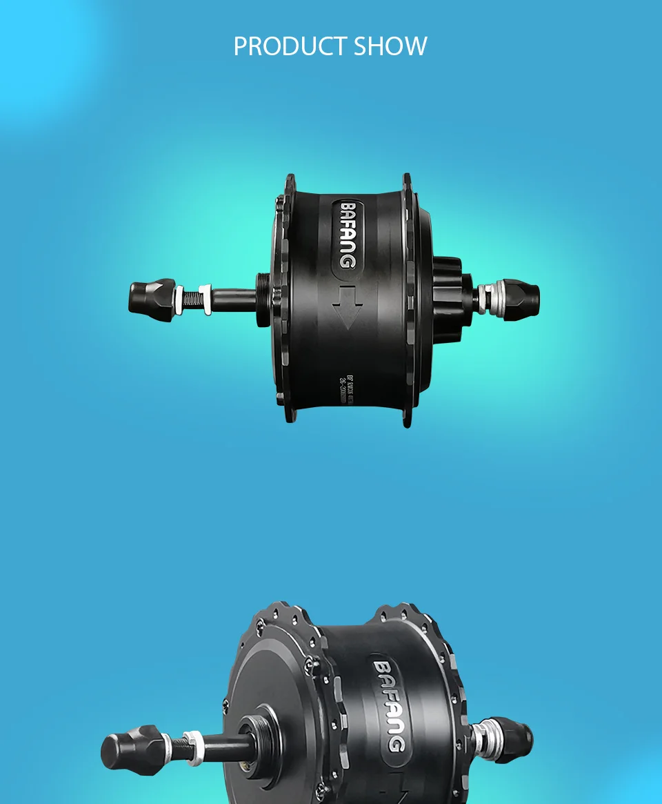 Bafang 48v 500w Hub Motor Rmg06 D Bafang Electric Bike Hub Motor Fat Bike  Old Freewheel Electric Bicycle Rear Motor Ebike 190mm - Electric Bicycle  Motor - AliExpress