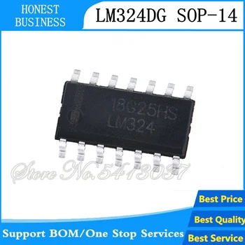 

100pcs-200pcs/lot LM324DG LM324DR2G Chip SOP-14 Quad Operational Amplifier