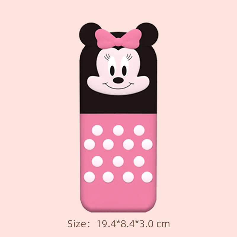 flat pencil case Силиконовый чехол для карандашей, школьные принадлежности, кавайные канцелярские школьные офисные милые коробка для ручек и карандашей, сумки для студентов, Детская сумка для хранения - Цвет: flat pencil case
