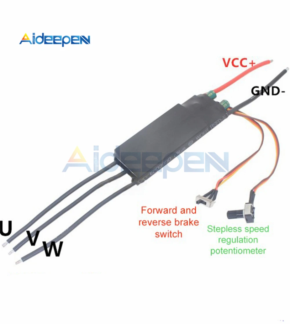 DC6-24V 1000 Вт BLDC 3-фазный бесщеточный двигатель постоянного тока бескоридовая плата