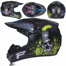 Супер светильник, шлем для мотогонок, велосипедный шлем, мультяшный детский шлем для квадроцикла, грязи, горного велосипеда, MTB DH