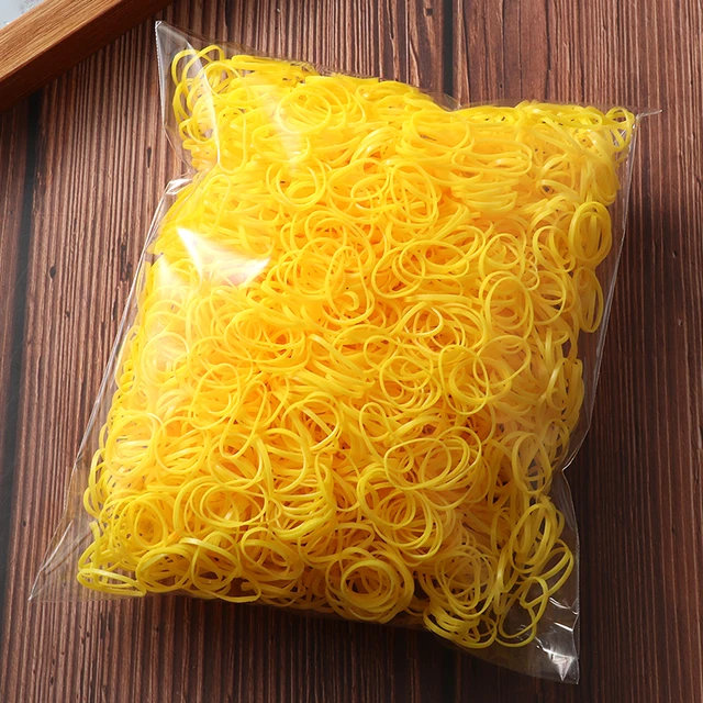 2000pcs Girls Hair Bands Hair Accessories Nylon Rubber Band Elastic Headband Children Ponytail Gum Holder Bands Kids Ornaments opp bag-14