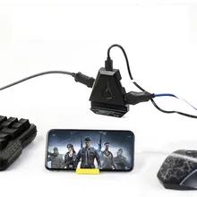 

HandJoy D4 Gamepad Mobile Android PUBG Controller handjoy d4 Mobile Controller Gaming Keyboard Mouse Converter For Android iOS