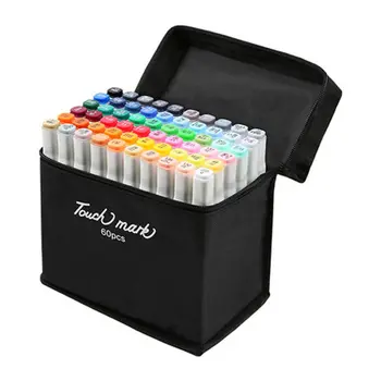 

Touchmark 30/40/60/80 Color Markers Manga Drawing Markers Pen Alcohol Based Sketch Felt-Tip Oily Twin Brush Pen Art Supplies