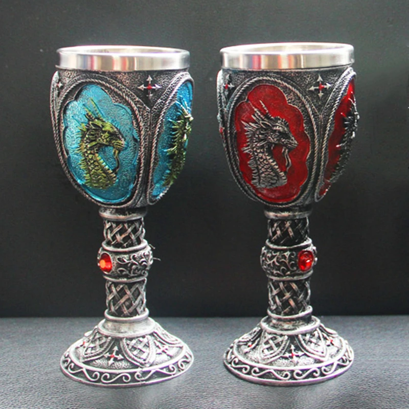 Кофейные кружки Dragon крутые чайные пивные чашки из нержавеющей стали креативная