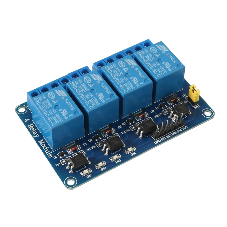 Generic 4 Solid Status Relay Module Board Trigger Lower Dsp Level 5 V ...