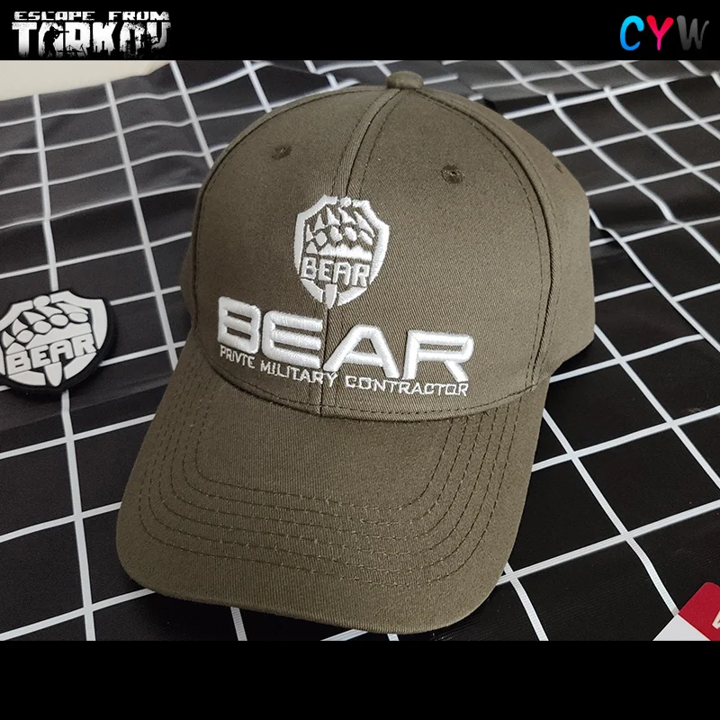 Escape From Tarkov Baseball Caps Cosplay USEC BEAR Basdball Cap Adjustable Hip Hop Caps Sun Hat Cosplay Prop Tactical Cap Visors 4