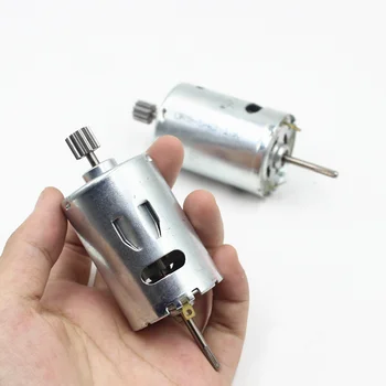 

1PCS Double output shaft 540 DC motor front 11 tooth gear rear shaft knurling 3.17 high speed motor DC18V18000 rpm