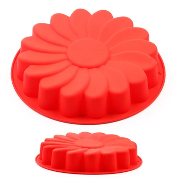 

AILEHOPE Round Silicone Cake Baking Pan Mold Cake Decoration Tools DIY Baking Pan For Kitchen Bakeware Pastry Tool flower