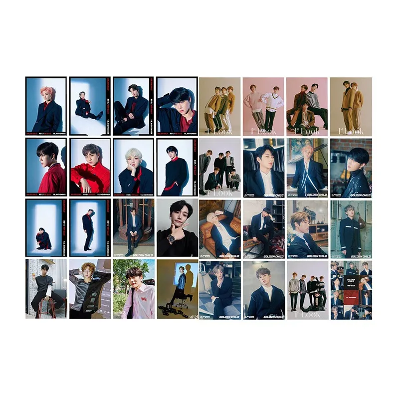 Kpop золотой ребенок ЛОМО карта с фотографией Фотокарта дебюта коллективных карты 16 шт./компл