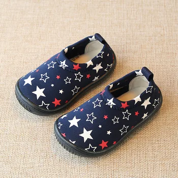 

2019 Summer Beautiful Girls Boys Canvas Shoes Children Slip on Casual Shoes Soft Sole Elastic Fabric Kids Sneakers 1-6 Years