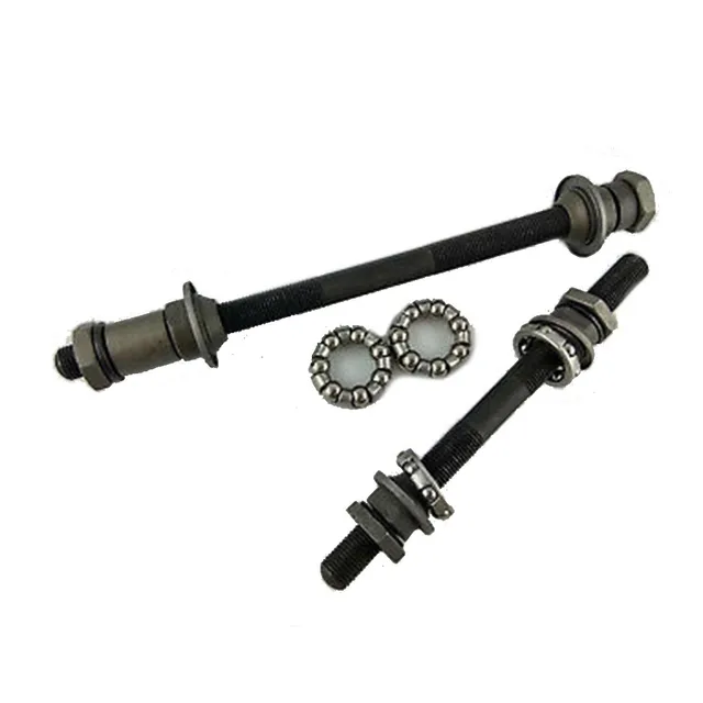Bicycle Wheel Hub Axle Steel Bike Rear Front Axle Set 145mm 108mm 9.5mm With 1 4 3 16 Balls Bicycle Repair Tool Accessories AliExpress 18