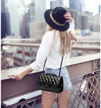 

Women Chain Shoulder Messenger Bag Lady Shoulder Bags Crossbody Black Clutch Purse And Handbag