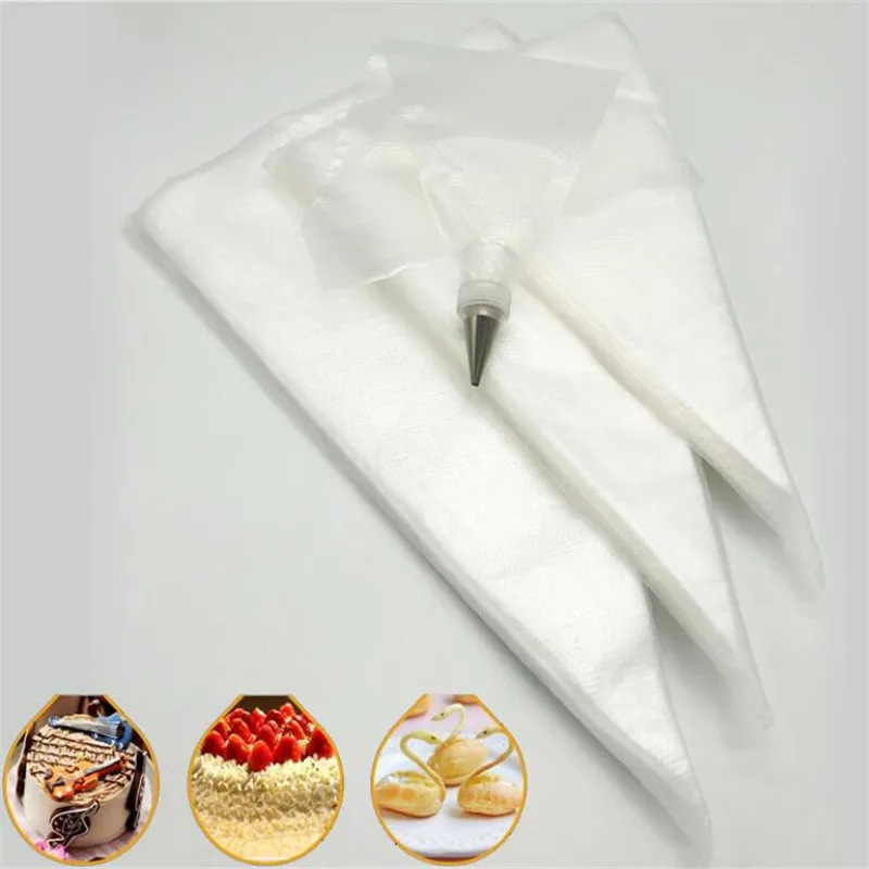 Disposable Piping Bag Pastry Bag Icing Piping Fondant Cake Cream